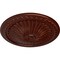 Ekena Millwork Alexa Ceiling Medallion (Fits Canopies up to 3"), Hand-Painted Antique Copper, 15"OD x 1 3/4"P CM14AXACS - alternate 2